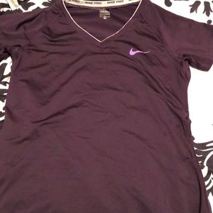 Purple Nike Dri-fit shirt